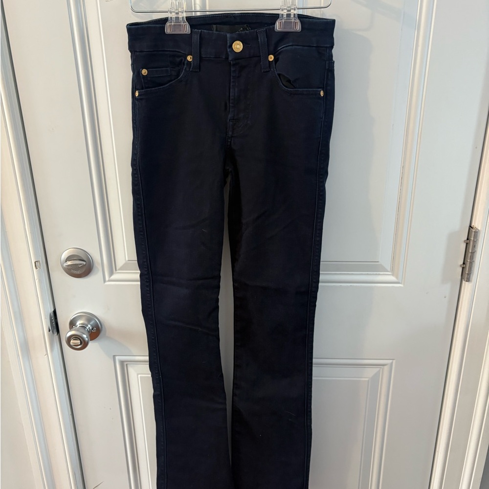 7 For All Mankind Dark Blue Women's Boot Cut Jeans